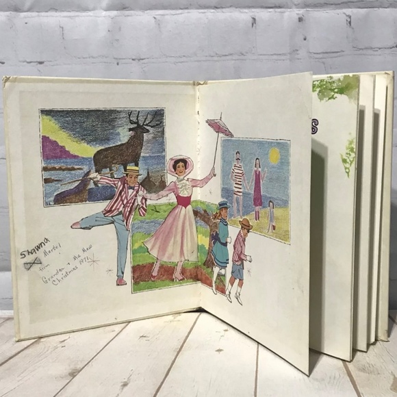 Vintage The Magic Of Mary Poppins 1964 Pillow Book Whitman Disney - Picture 4 of 13
